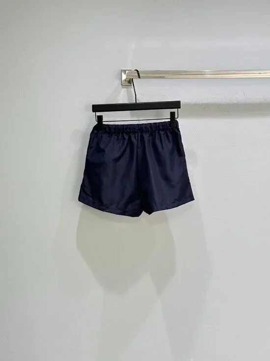 Miu Miu Navy Hooded Jacket & Shorts Tracksuit Set - Picture 4 of 7